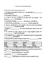 Bài tập điền từ môn Tiếng Anh Lớp 10